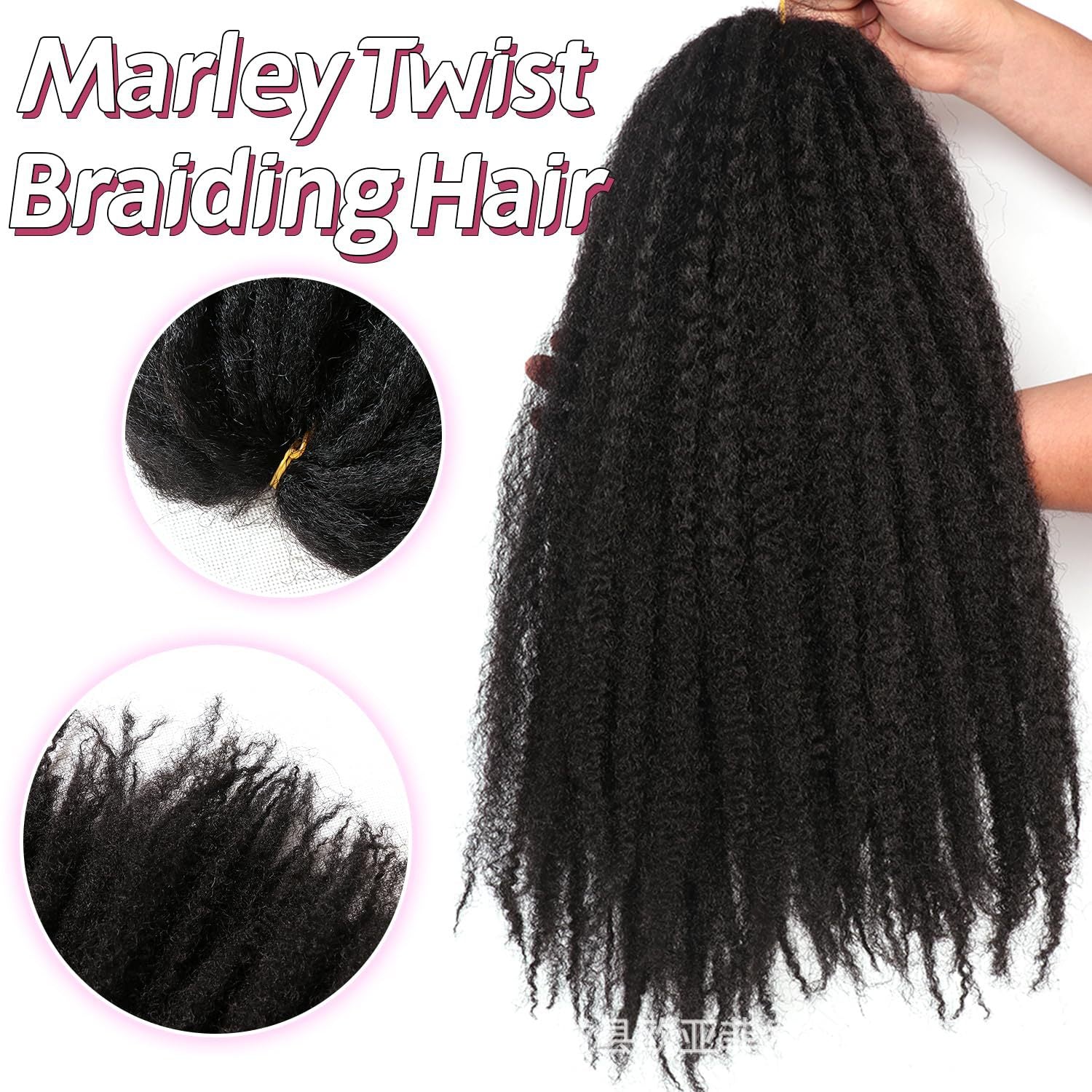 Marley Kinky Crochet Hair MIRACLYN